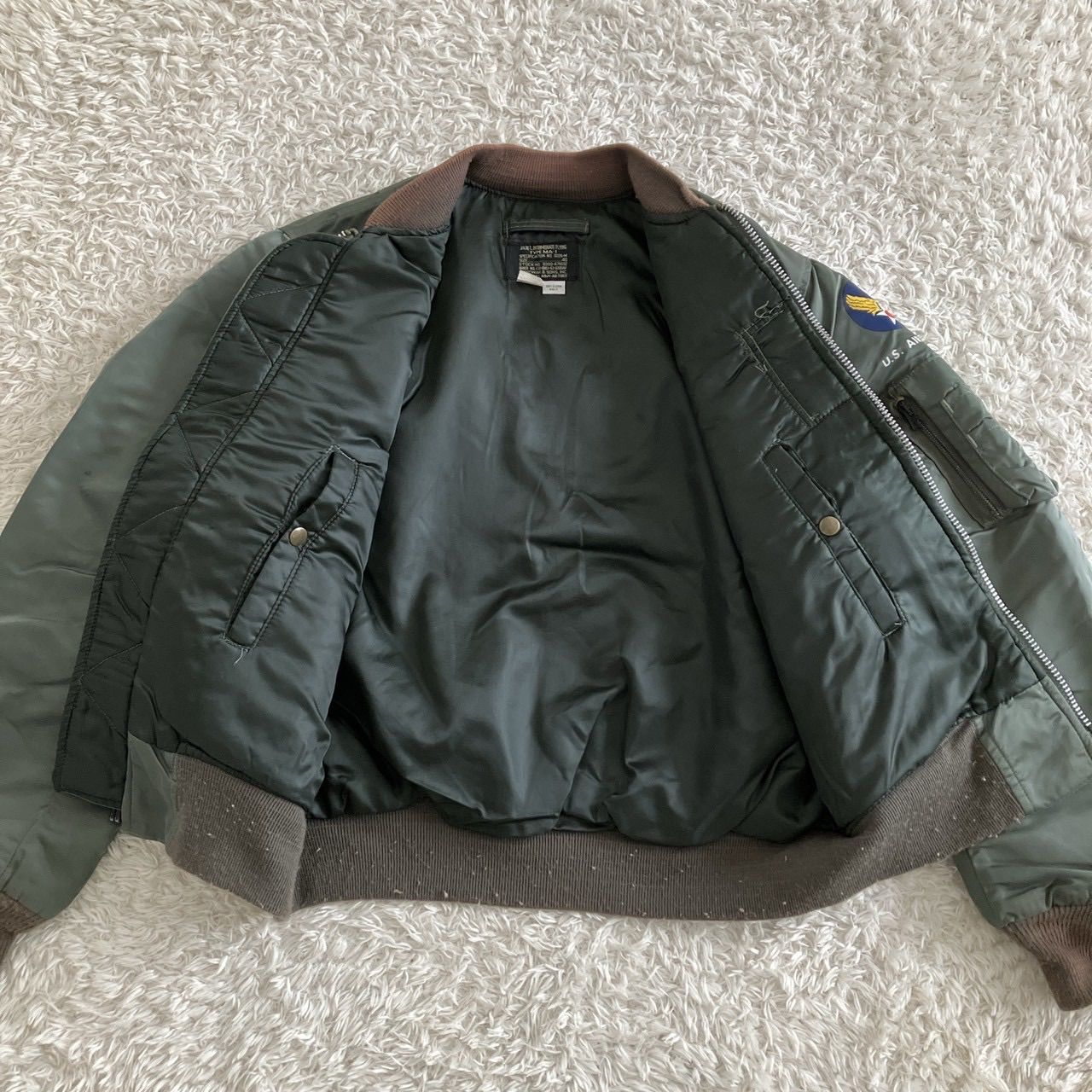 SPIEWAK スピワック U.S. AIR FORCE MA-1 ジャケット USA製 - メルカリ
