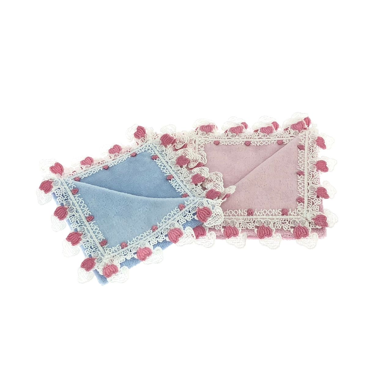 近沢レース チカザワレース ×スヌーピー/ハンカチ2枚セット コラボ