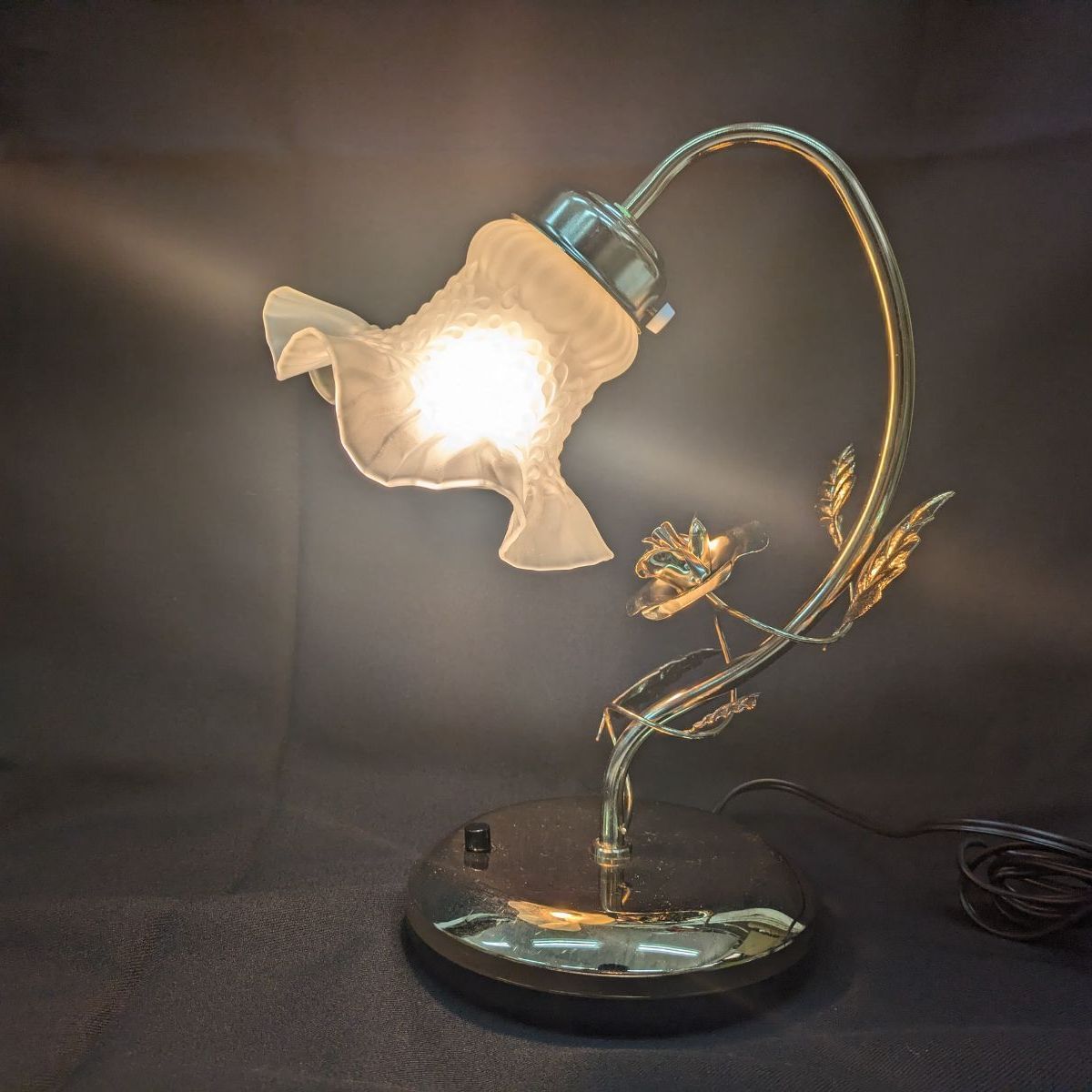 良品 Hello!! Happy フラワー型スタンドライト テーブルライト S61-392