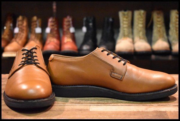 8.5D 良品 11年】レッドウィング 9108 ポストマン シューズ タン