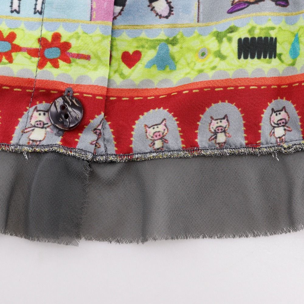 OLLEBOREBLA】オレボレブラ ぶたさん ニット 前あき アクリル×ウール