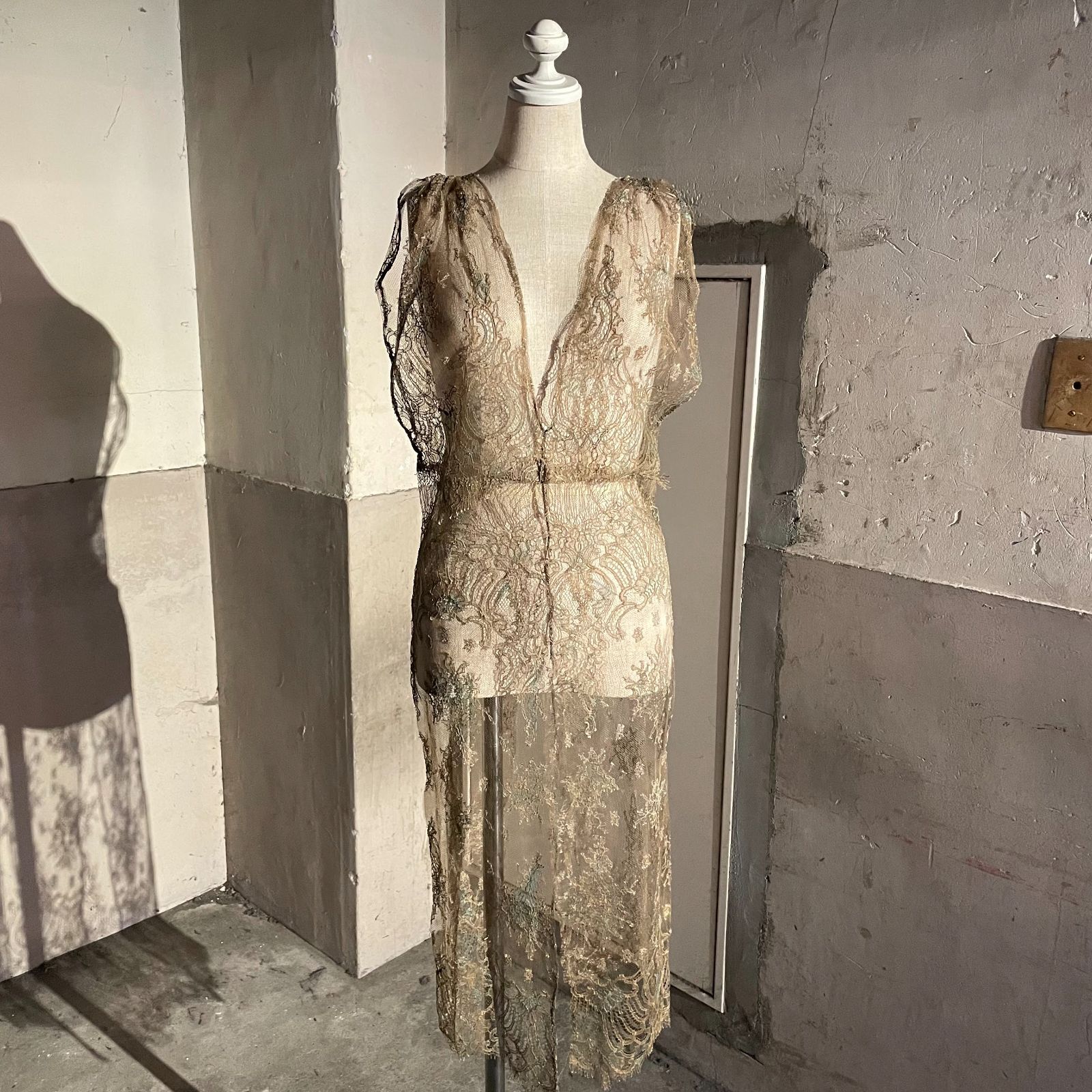 SHARE SPIRIT ノースリーブ レース ワンピース シェアースピリット