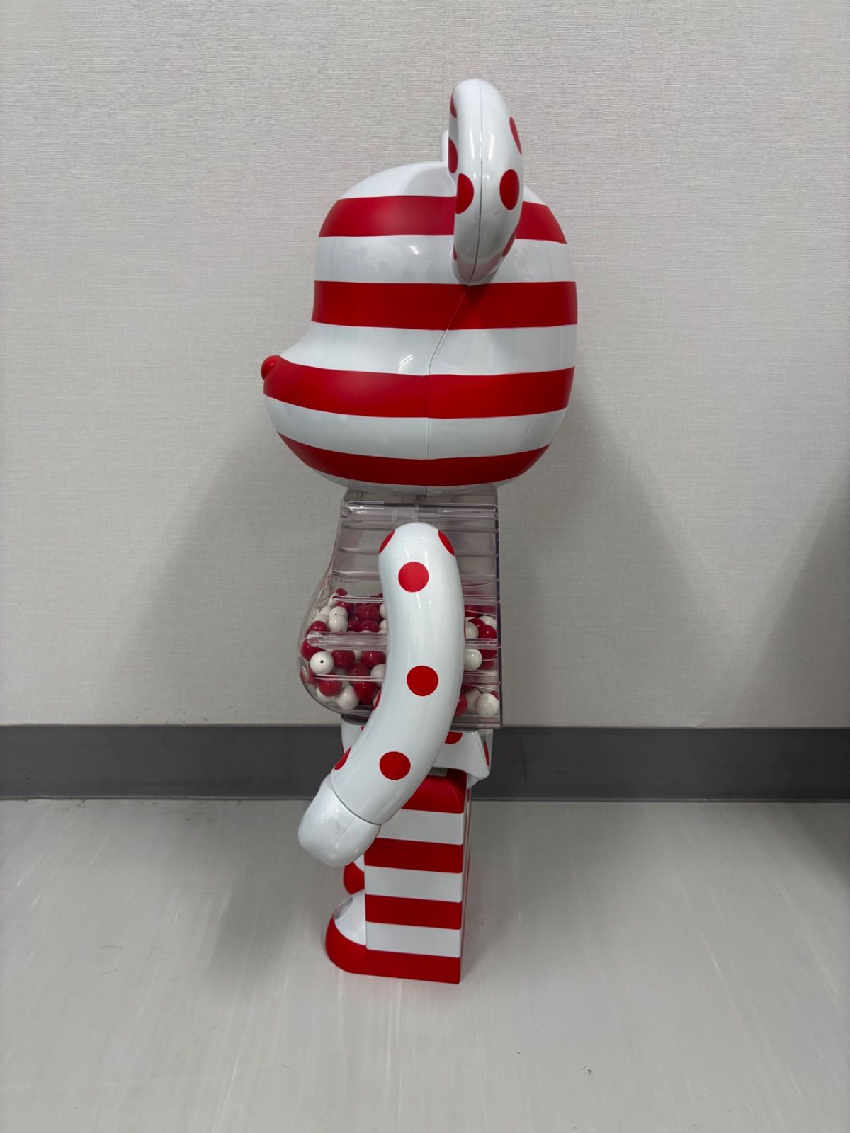 BE RBRICK ベアブリック B BY RED＆SILVER CHROME Ver.1000％ フィギュア 赤