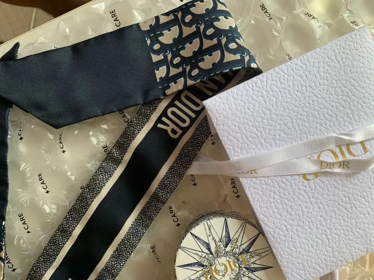 ディオール オブリーク スカーフ (ネイビー) Christian Dior