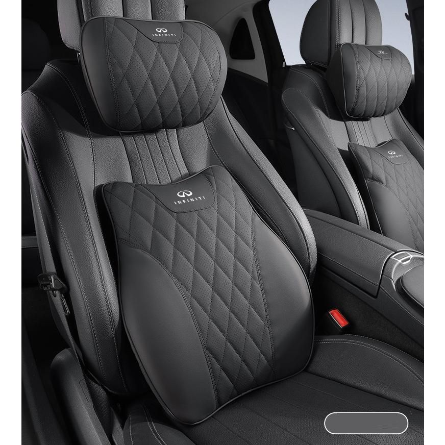 車 D*o様 テスラ純正Model 3/Model Y ヘッドレスト/ランバーサポー