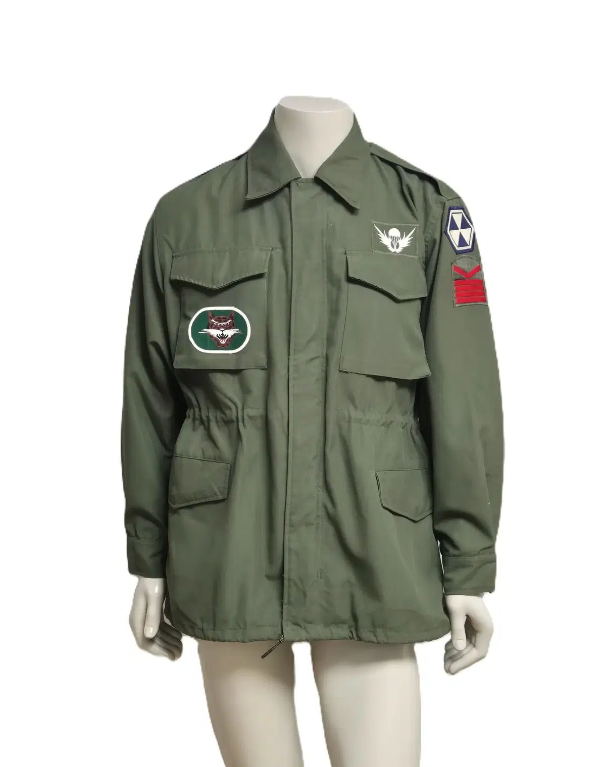 ミリタリー 旧モデル 706特攻連隊 下兵士 無地 野戦トップス ジャケット L