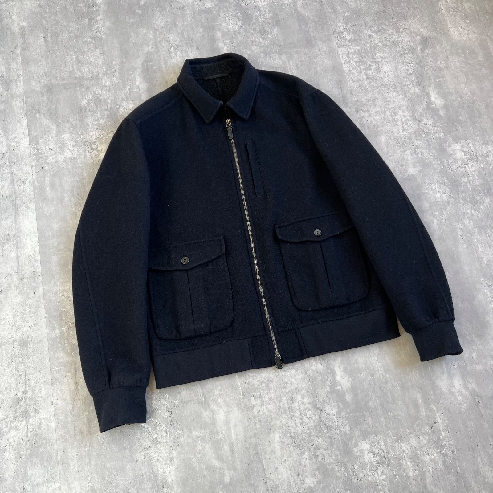 dunhill / ダンヒル カシミヤ混 ダブルジップジャケット / ブルゾン