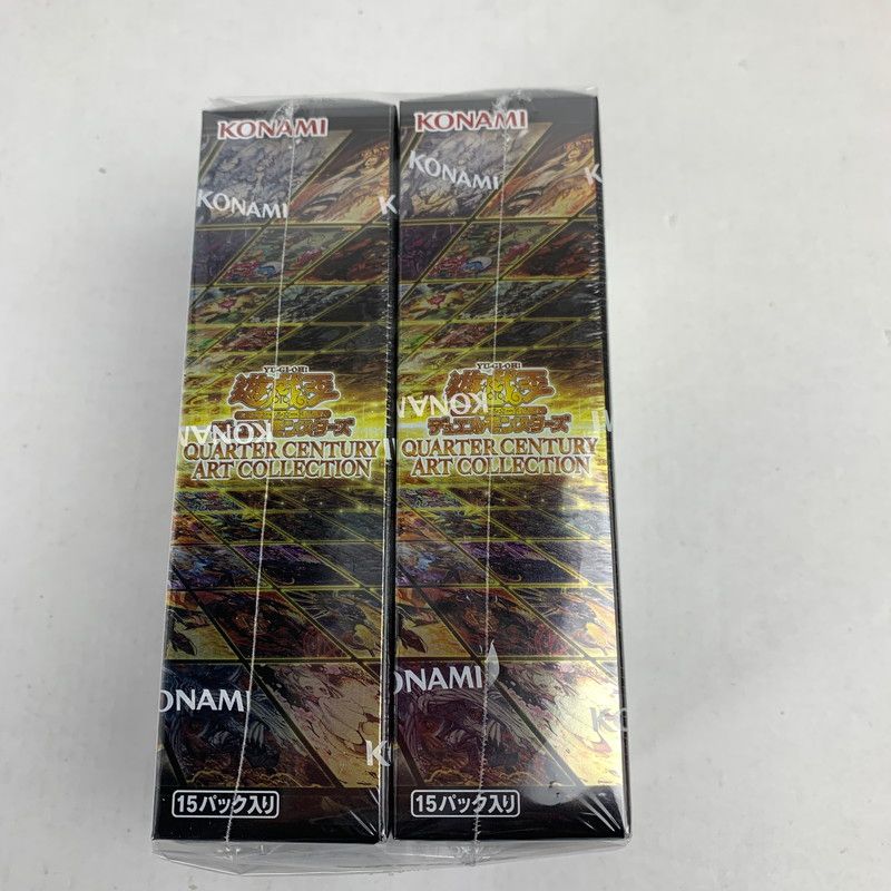 遊戯王QUARTER CENTURY ART COLLECTION 未開封2箱 QUARTER CENTURY ART COLLECTION 2box 未開封 遊戯王オフィシャル