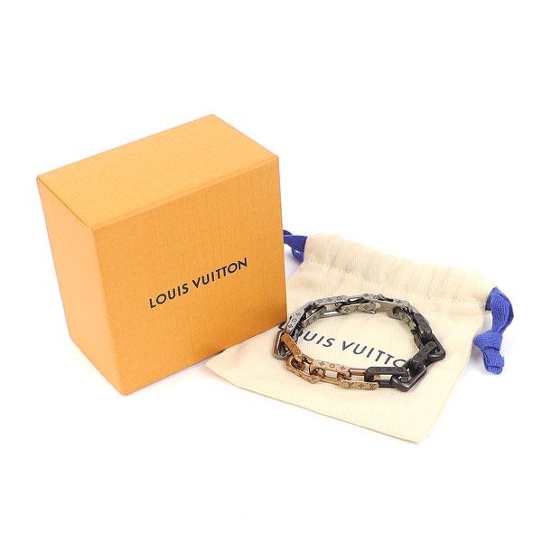 ルイヴィトン［M0998L］チェーン　ブレスレット　モノグラム　付属品あり SALE]ヴィトン Vuitton レア ブレスレットモノグラム チェーン (Louis