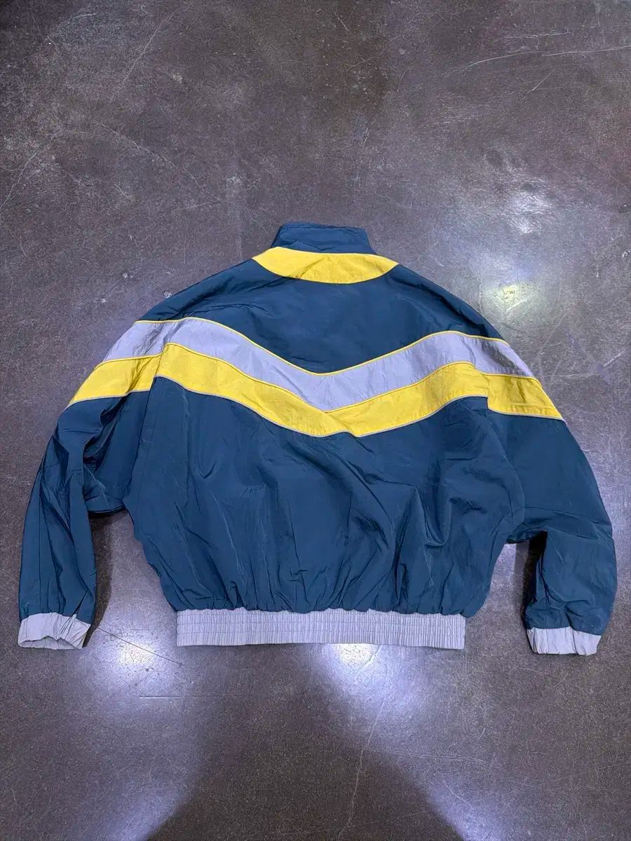 ONCE AGAIN レトロ COLOR バイ ウィンドブレーカー ブルゾン アウター L