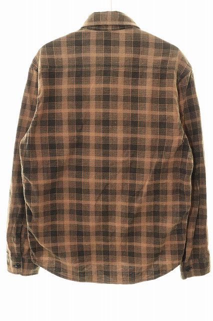 テンダーロイン TENDERLOIN ネルシャツ Sサイズ チェック柄 ロゴ 刺繍