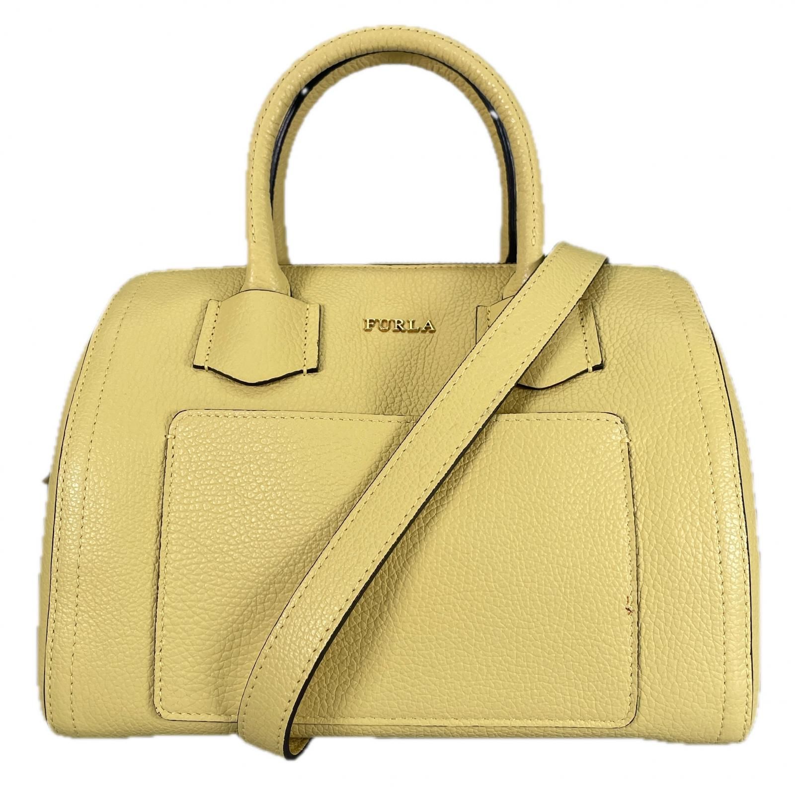 美品 Furla フルラ 2way ショルダーバッグ ハンドバッグ レザー 