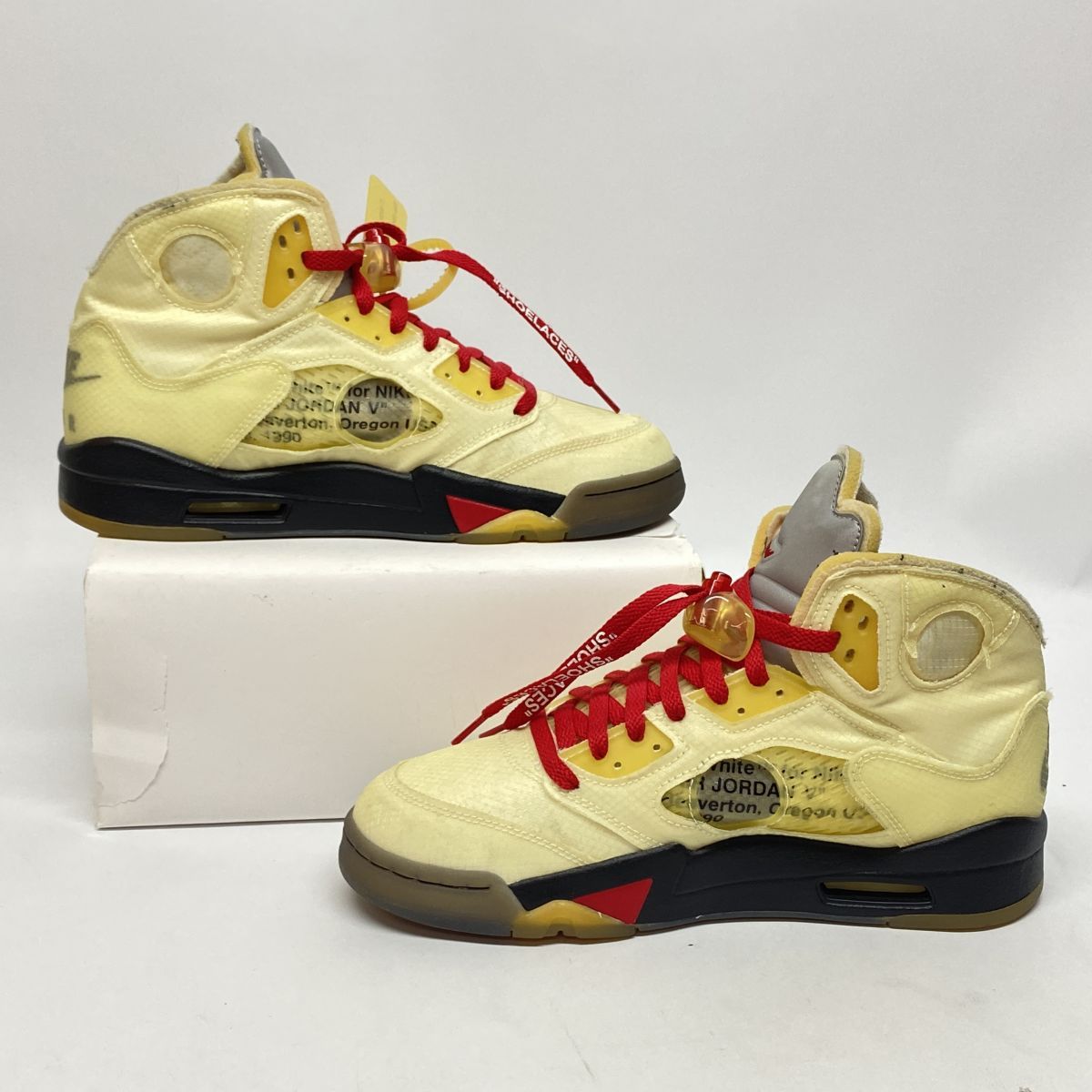 Off-White オフホワイト × Nike ナイキ Air Jordan 5 Sail DH8565-100 