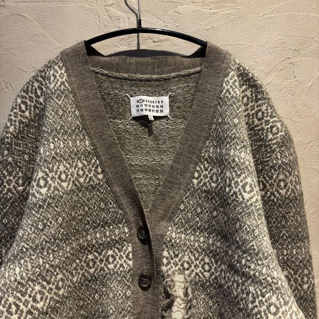 Maison Margiela メゾンマルジェラ 22SS INTERSIA V-NECK CARDIGAN