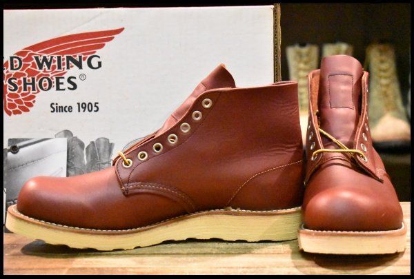 8D 箱付 未使用 06年】レッドウィング 9105 アイリッシュセッター 赤茶