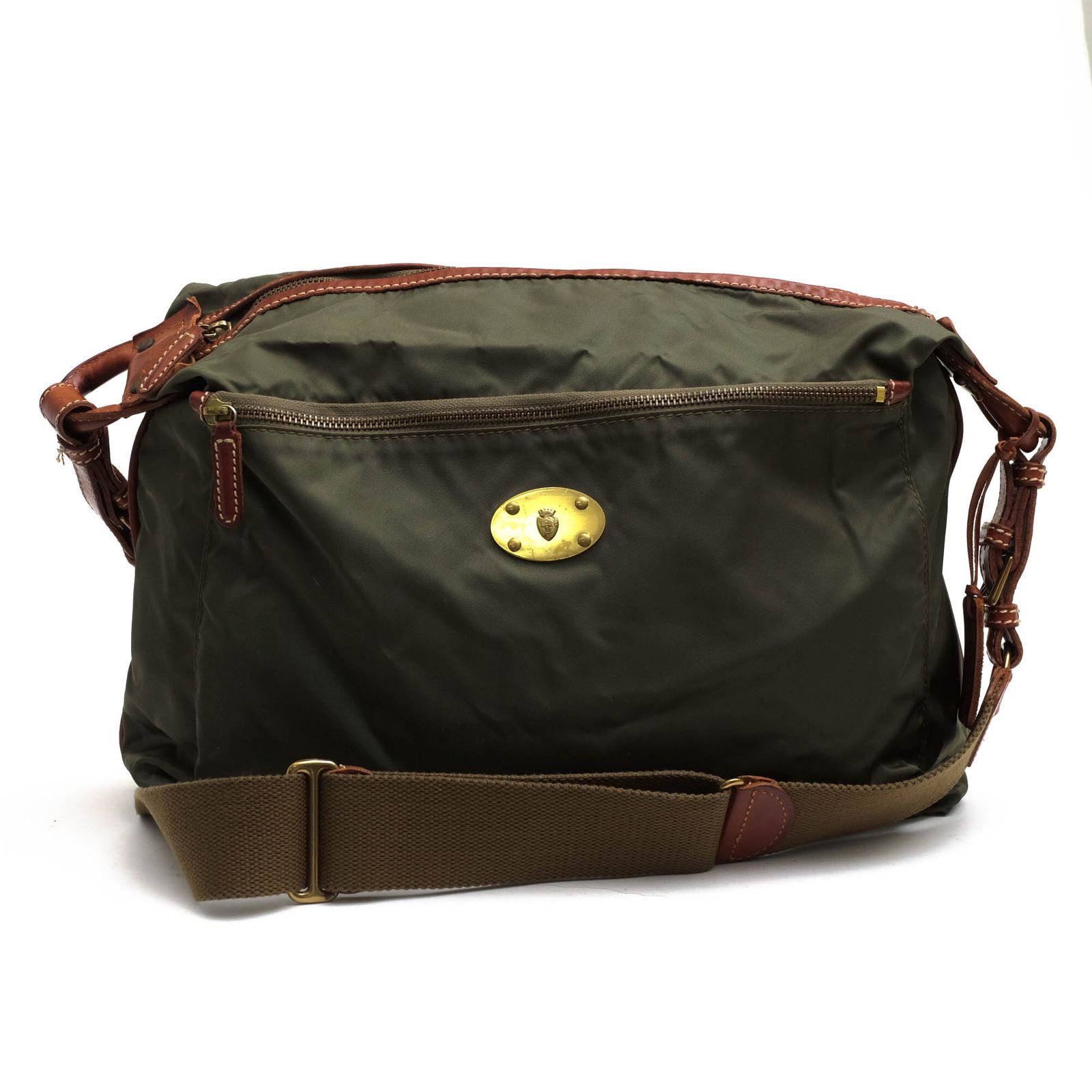 フェリージ／Felisi バッグ ショルダーバッグ 鞄 メンズ 男性 男性用ナイロン レザー 革 本革 オリーブ カーキ 07/38/DS クロスボディ