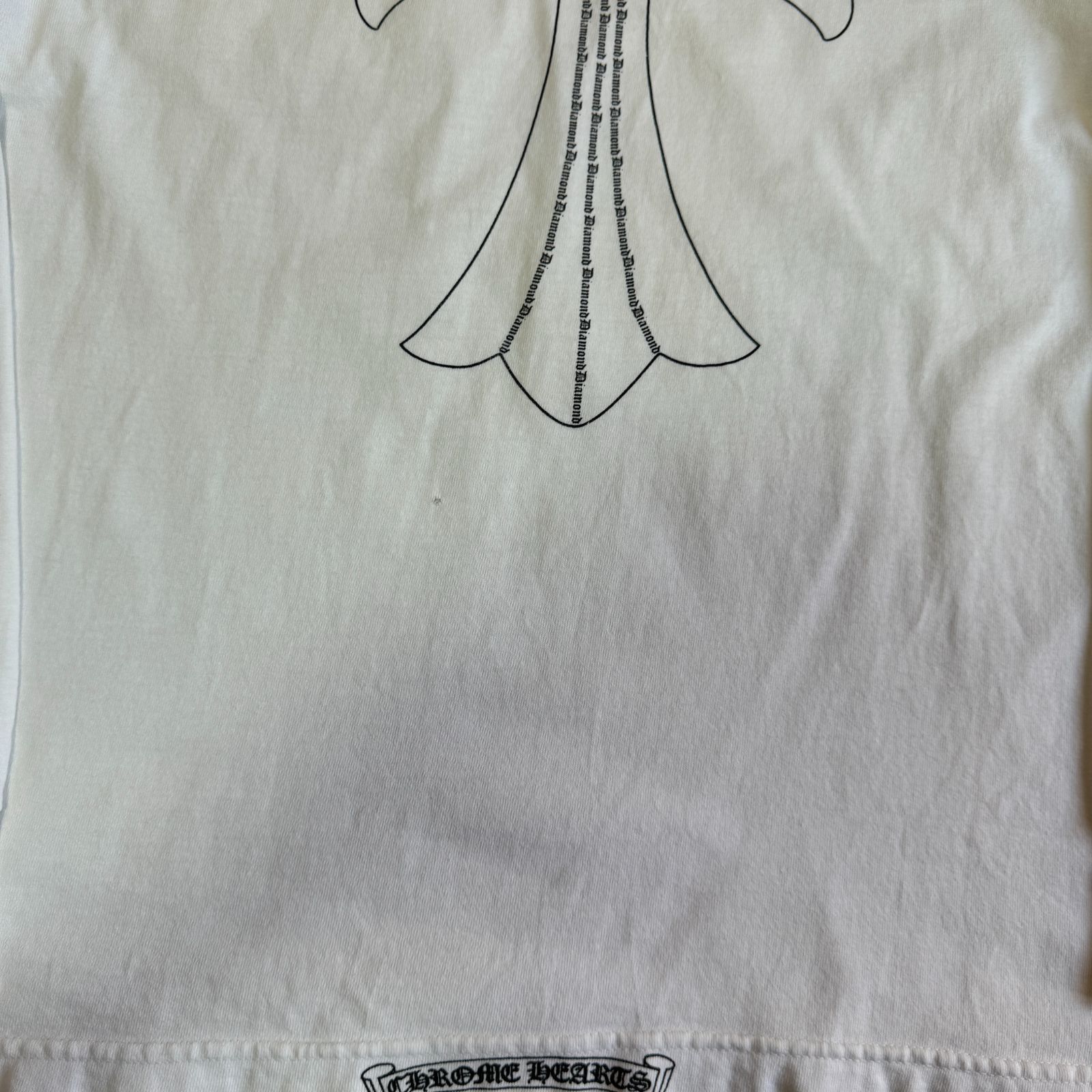 90s OLD CHROME HEARTS Horse Shoe / CH Cross / SCROLL LABEL 長袖T