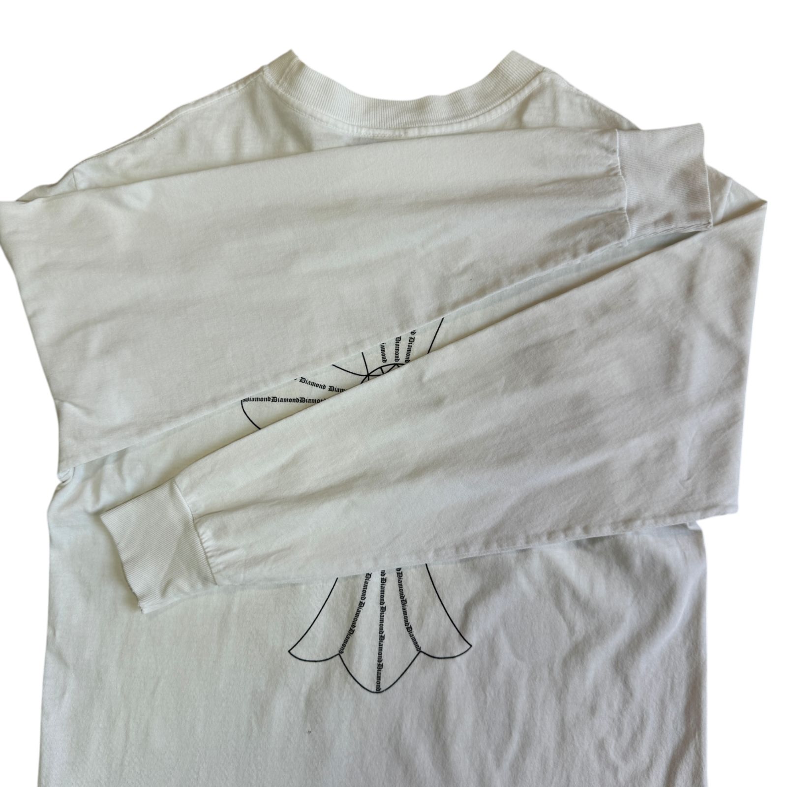 CHROMEHEARTSMクロムハーツ ホースシュー スクロールラベル Tシャツ CHROME HEARTS クロムハーツ スクロールラベル バックホースシュー