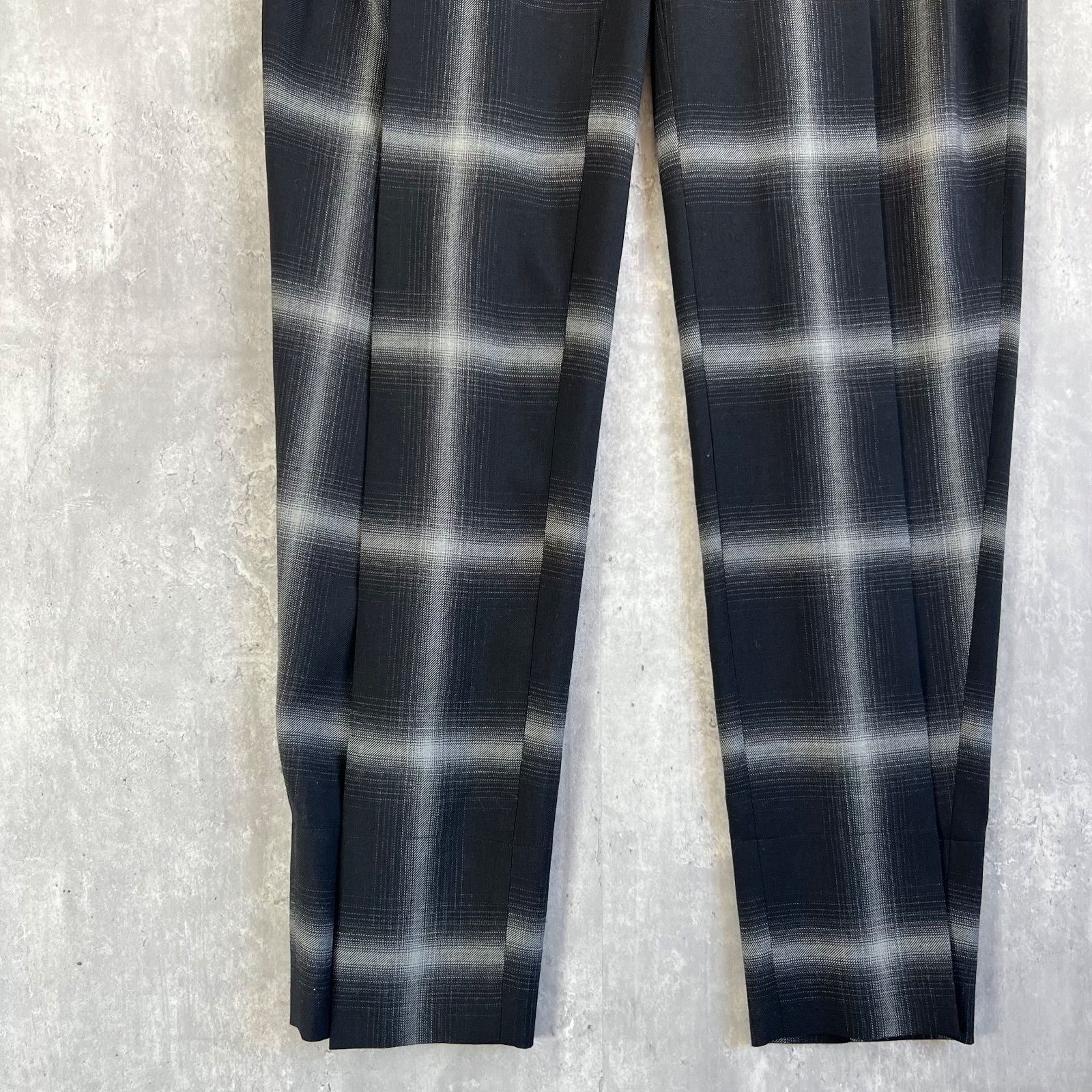 ステラマッカートニー ハイライズ ワイドパンツ ウール グレー系 