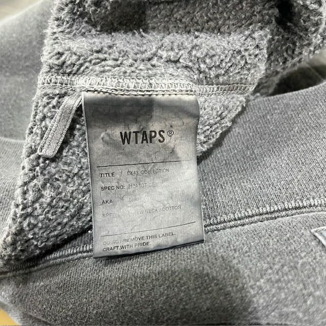 WTAPS 21aw BLANK01 CREW NECK SIZE-L 212ATDT-CSM04 ダブルタップス