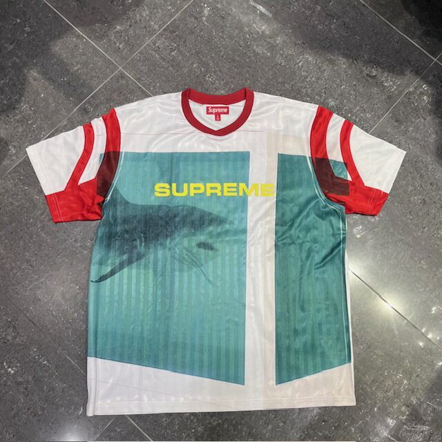 Supreme Damien Hirst Soccer Jersey Lサイズ Купить Supreme x Damien Hirst Soccer Jersey Black - SUP-SS25-007