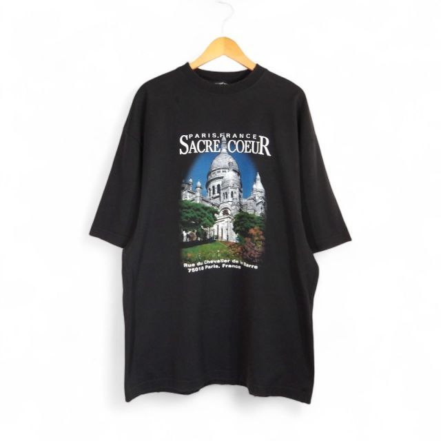 BALENCIAGA SACRE COEUR T-SHIRT BLACK BLACK サイズXXS 641614 TJVH6 BALENCIAGA サクレ・クール Tシャツ Lサイズ
