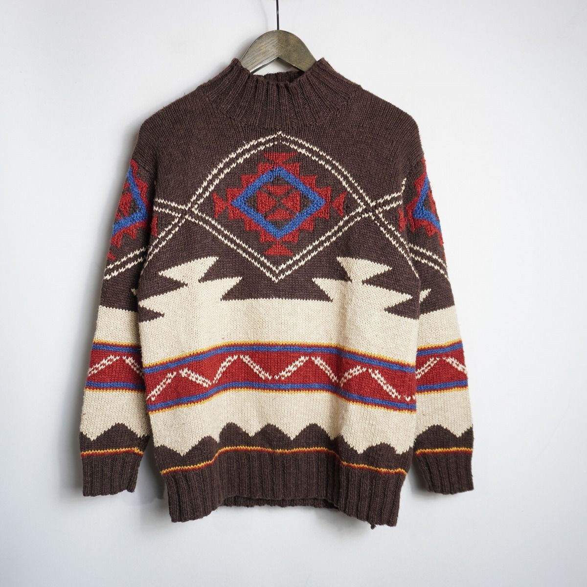 90S LAUREN RALPH LAUREN ローレン ラルフローレン HAND KNIT ハンド 