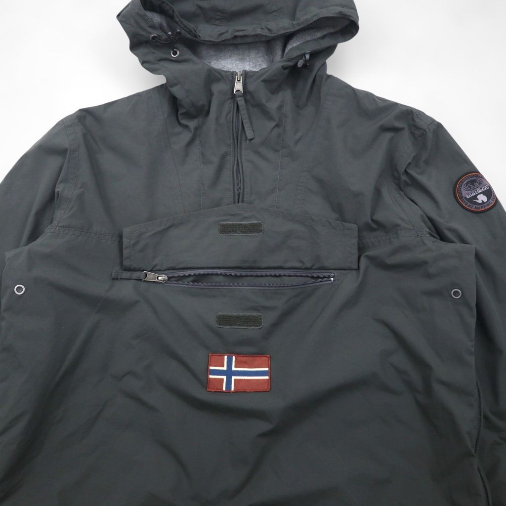 NAPAPIJRI ハーフジップ アノラックパーカー ナイロンジャケット XL