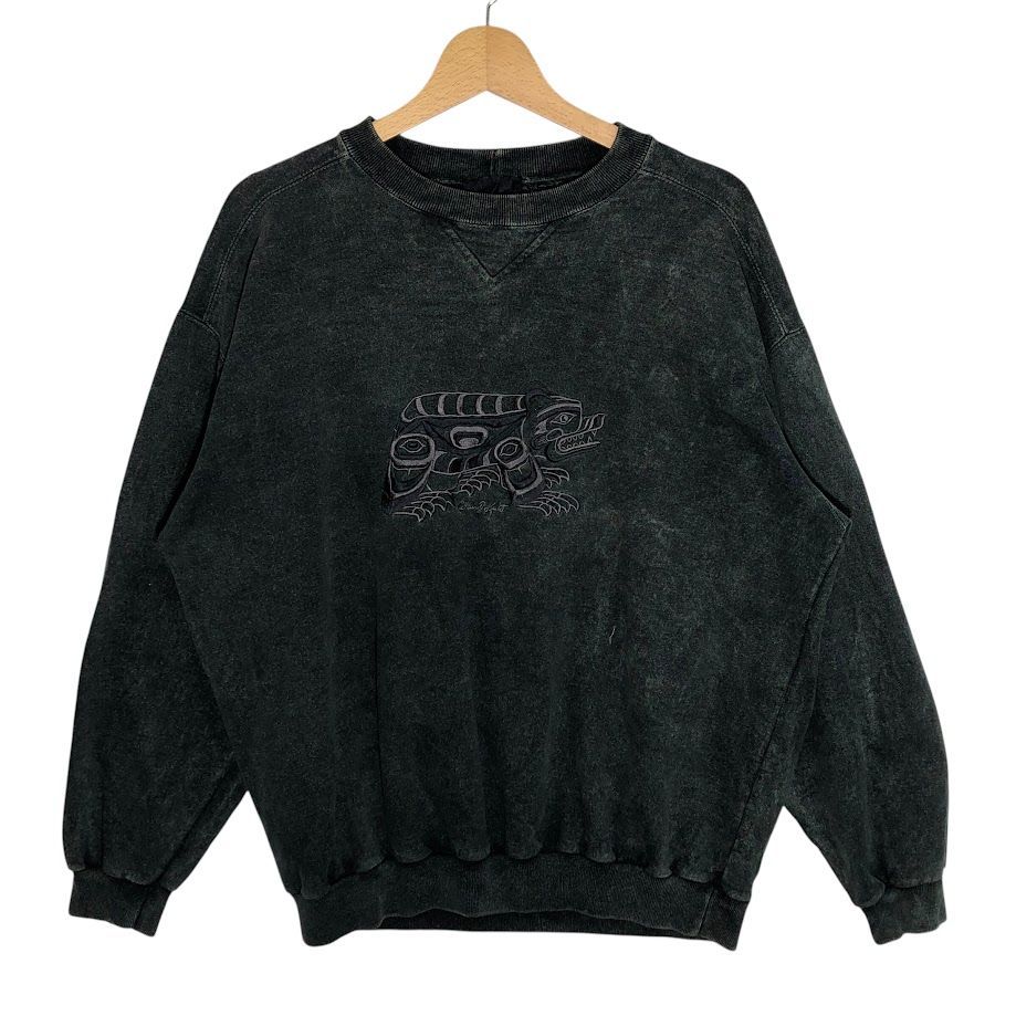 古着 SHORELINE ショアライン スウェット 地域ロゴ ワシントン 黒 古着 SHORELINE ショアライン スウェット 地域ロゴ ワシントン 黒