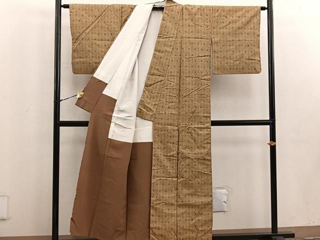 平和屋着物□上質な紬 立涌文様 正絹 逸品 BAAV8316mz - メルカリ