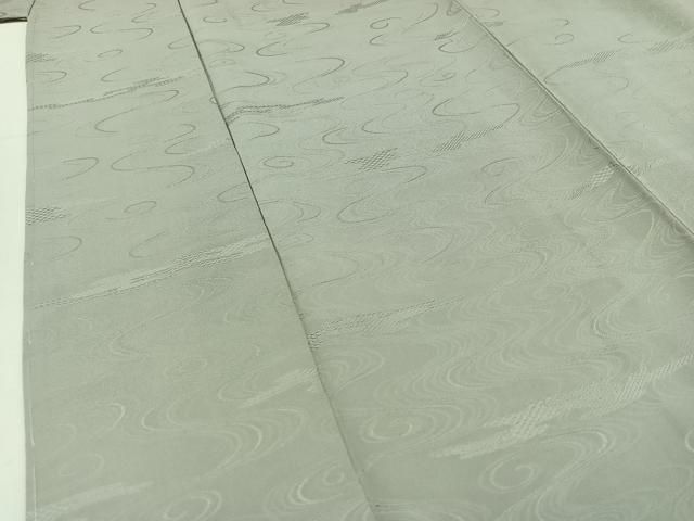 平和屋着物▽色無地 単衣 流水飛鶴文 撫子色 洗える着物