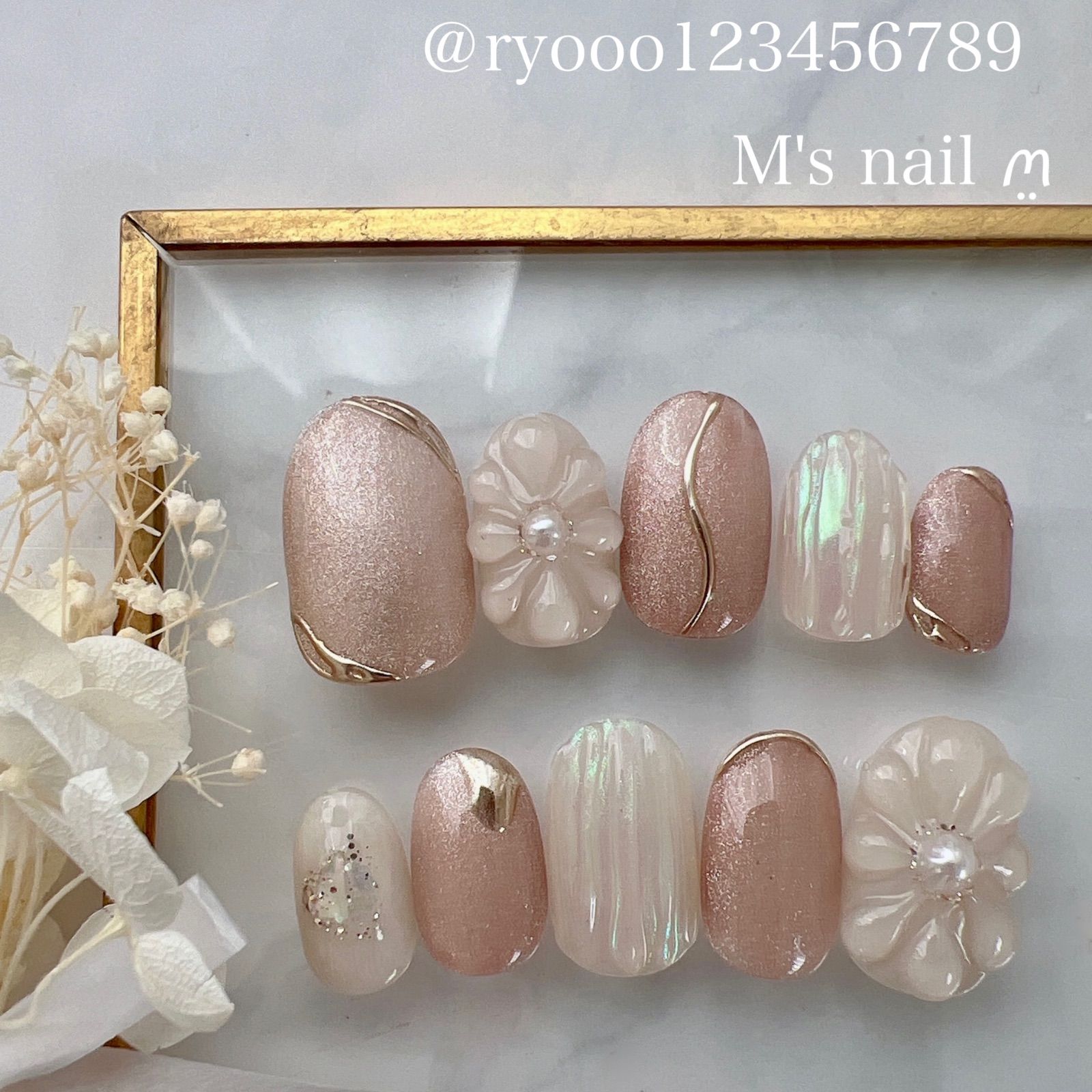 ネイルチップオーダー　mkm様 サイズ指定10本 - メルカリ