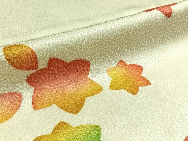 平和屋着物□上質な小紋 舞葉文 正絹 逸品 AABC9734jh - メルカリ