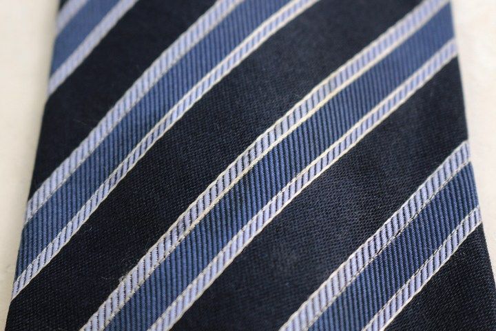 ユナイテッドアローズ ブランド ネクタイ ストライプ柄 日本製 シルク