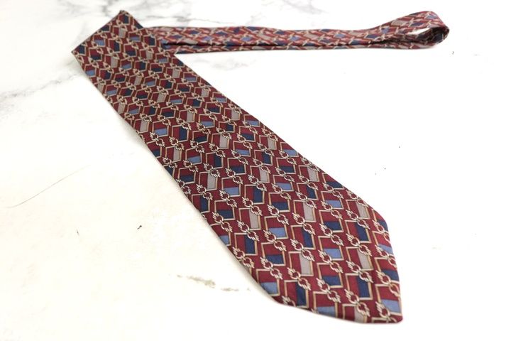 綺麗 クリスチャンディオール ネクタイ 総柄 ブラウン ビジネス