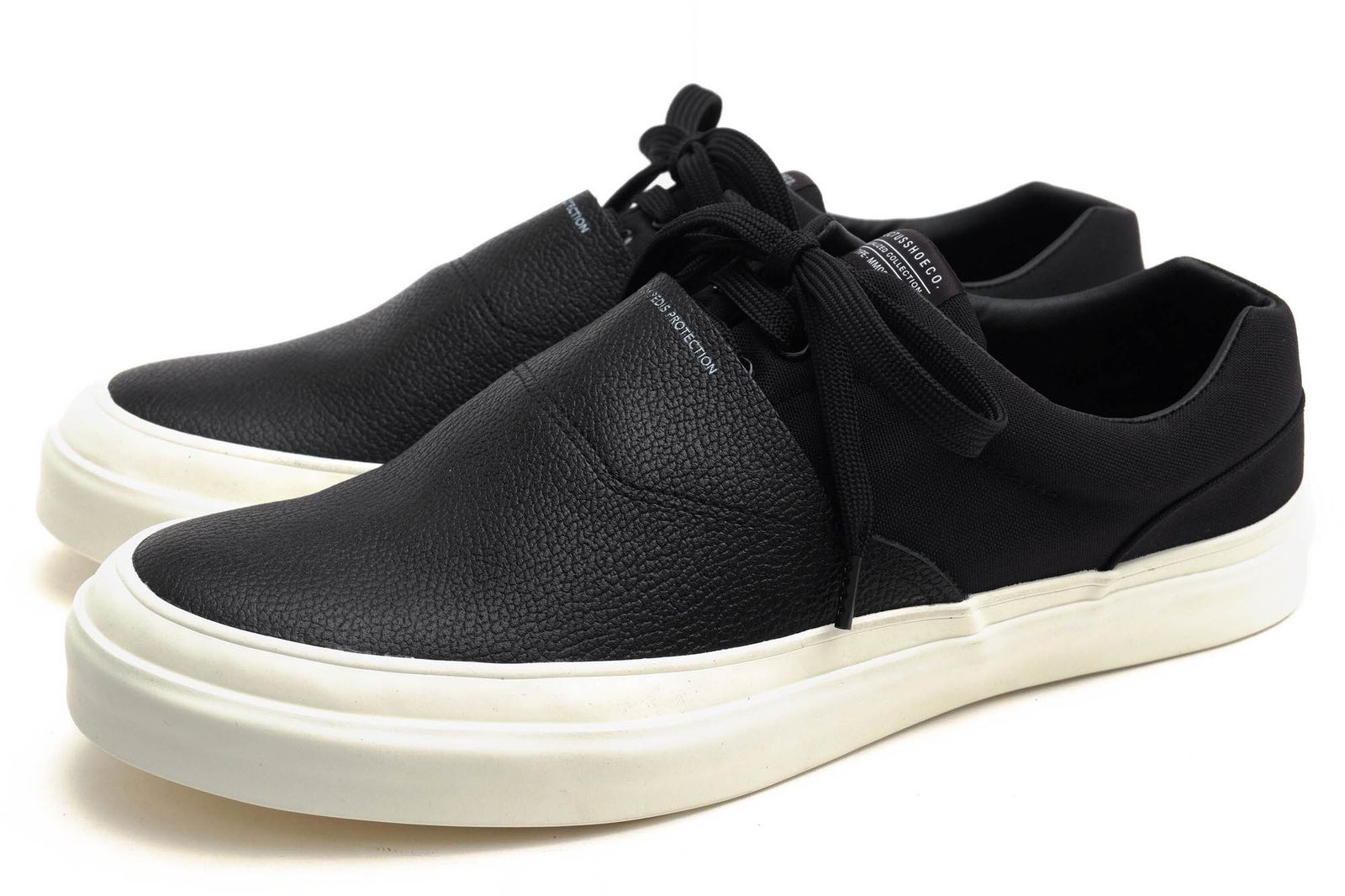 スペクタス／SPECTUSSHOECO. シューズ スニーカー 靴 ローカット メンズ 男性 男性用 ナイロン レザー 革 本革 ブラック 黒 SSC1912004 SOLID KICKS 07 スリッポン