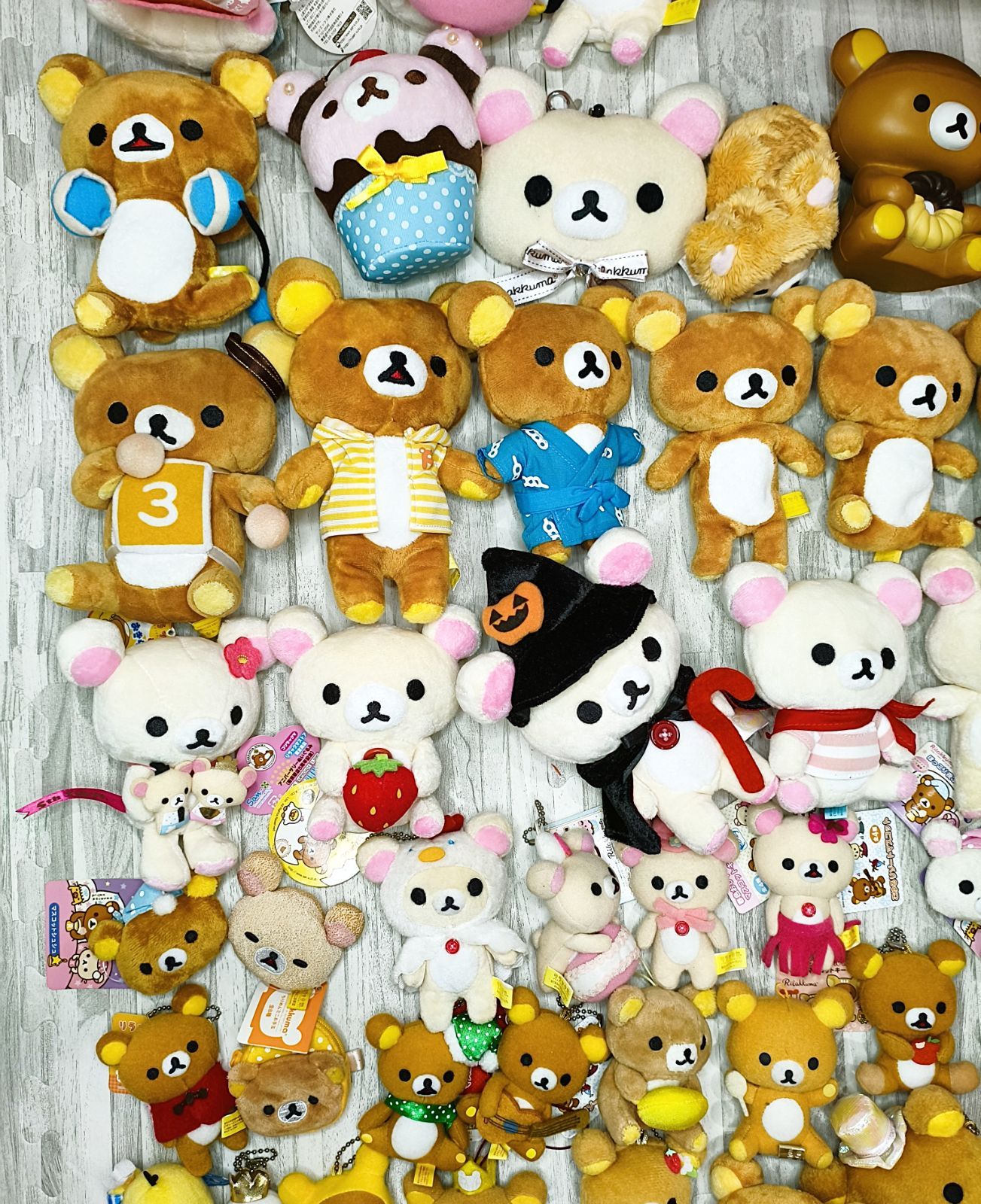 R007 リラックマ コリラックマ ペンギン キイロイトリ ぬいぐるみ