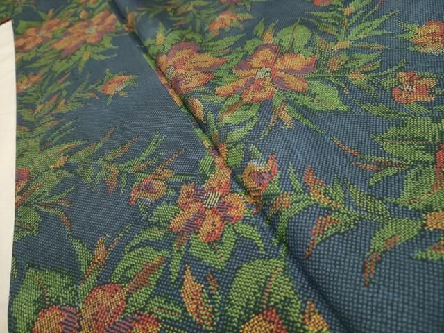 平和屋着物□本場染大島紬 草花文 正絹 逸品 AABC5297sx - メルカリ