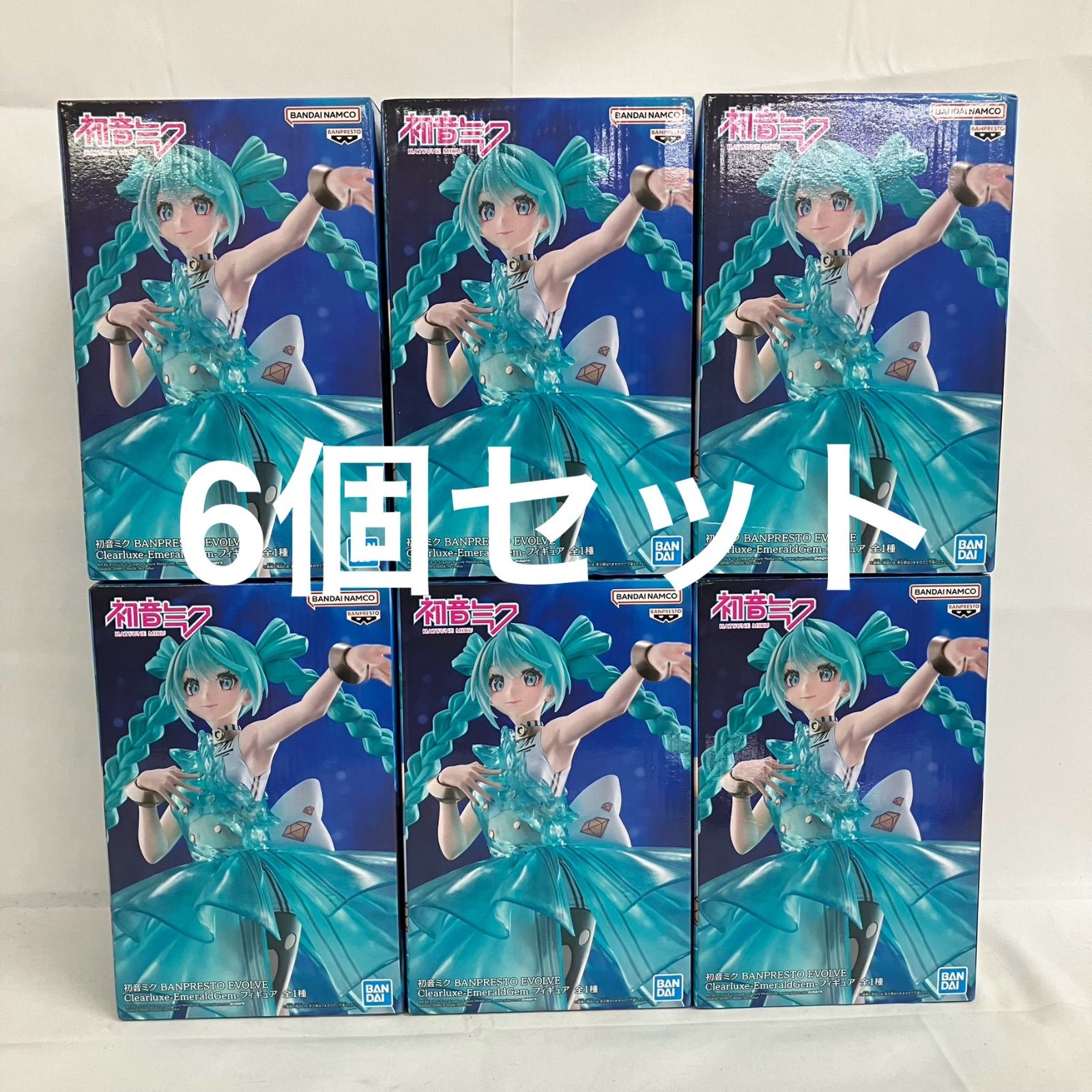 未開封 初音ミク BANPRESTO EVOLVE フィギュア 6個セット SFJ432 c107