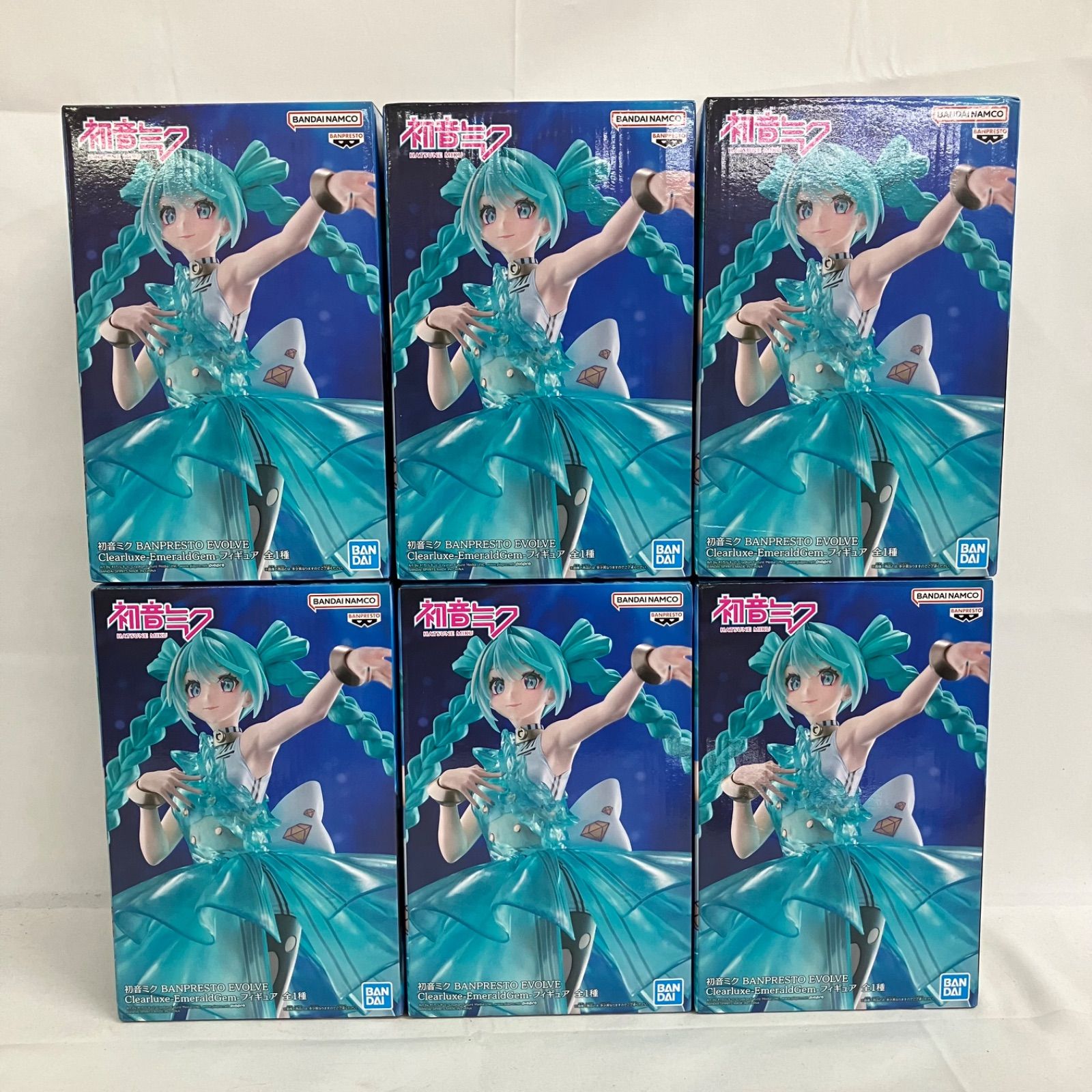 初音ミク フィギュア 6個セット 未開封 初音ミク BANPRESTO EVOLVE フィギュア 6個セット SFJ432 c107