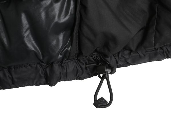  な ! ノースフェイス ナイロン ダウン ベスト レディース S 古着 アウトドア 700フィル フルジップ ハイネック 重ね着 キルティング シンプル 黒 ベスト ジレ ベスト ジレ ビスチェ