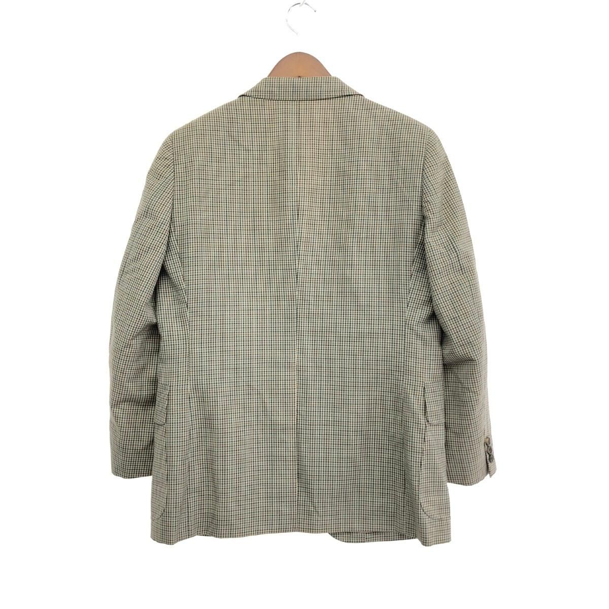 Burberry's バーバリーズ ウールシルク2Bジャケット サイズ:L ギンガム
