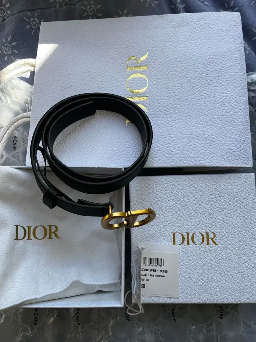 新品) ディオール サドル ベルト 80 ブラック フルセット - メルカリ