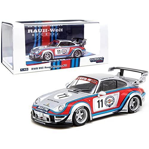  【中古】TARMACWORKS 1/43 RWB 993 Rough Rhythm Martini #11 完成品 カプセルプラレール