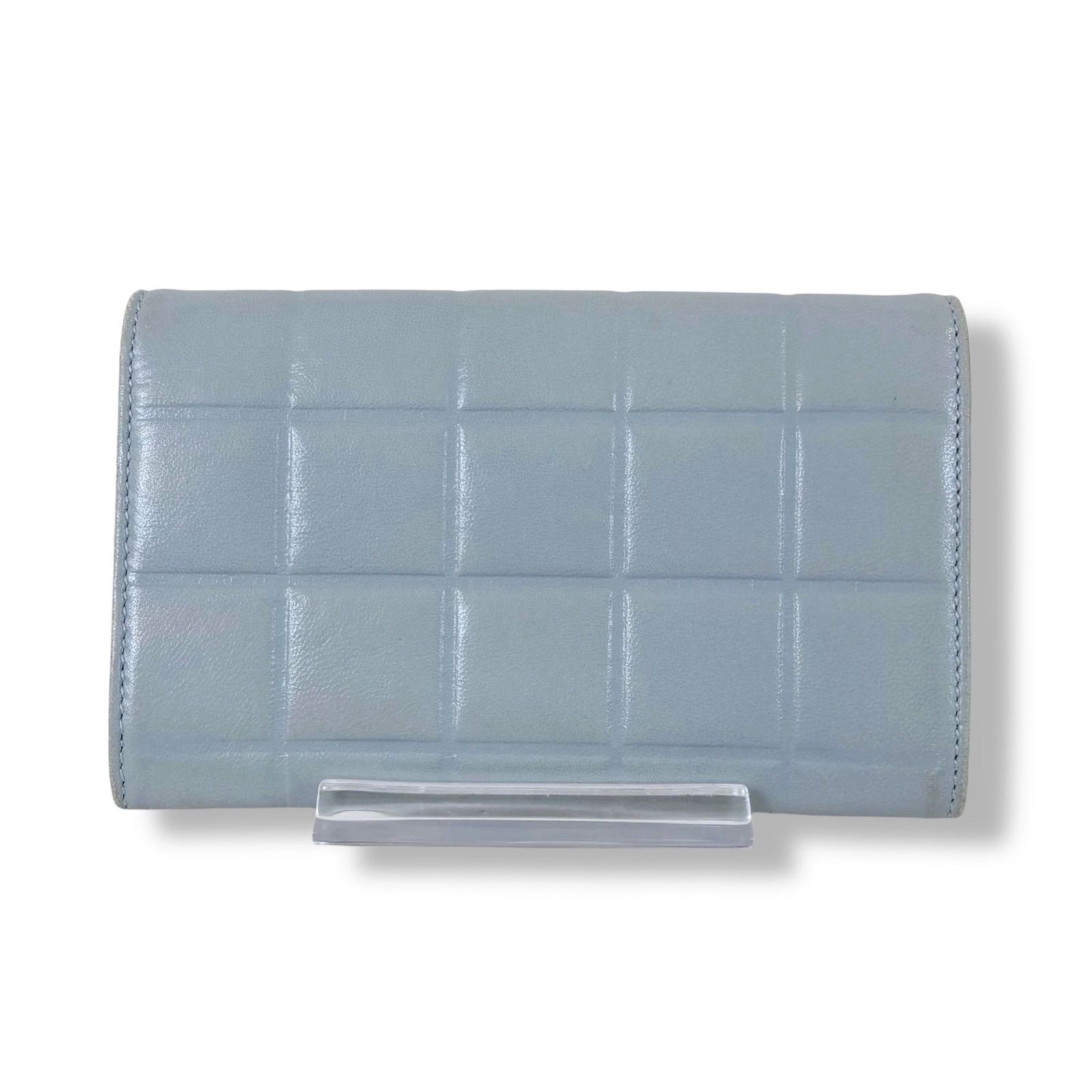 シャネル CHANEL 二つ折り財布 チョコバー コンパクトウォレット ミニ