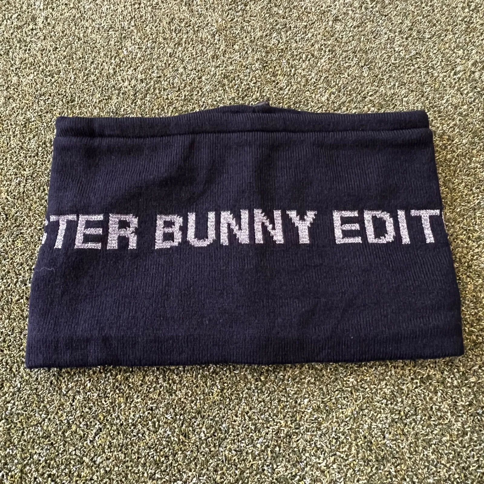 新品タグ付】MASTER BUNNY EDITION ロゴジャガードニットネック