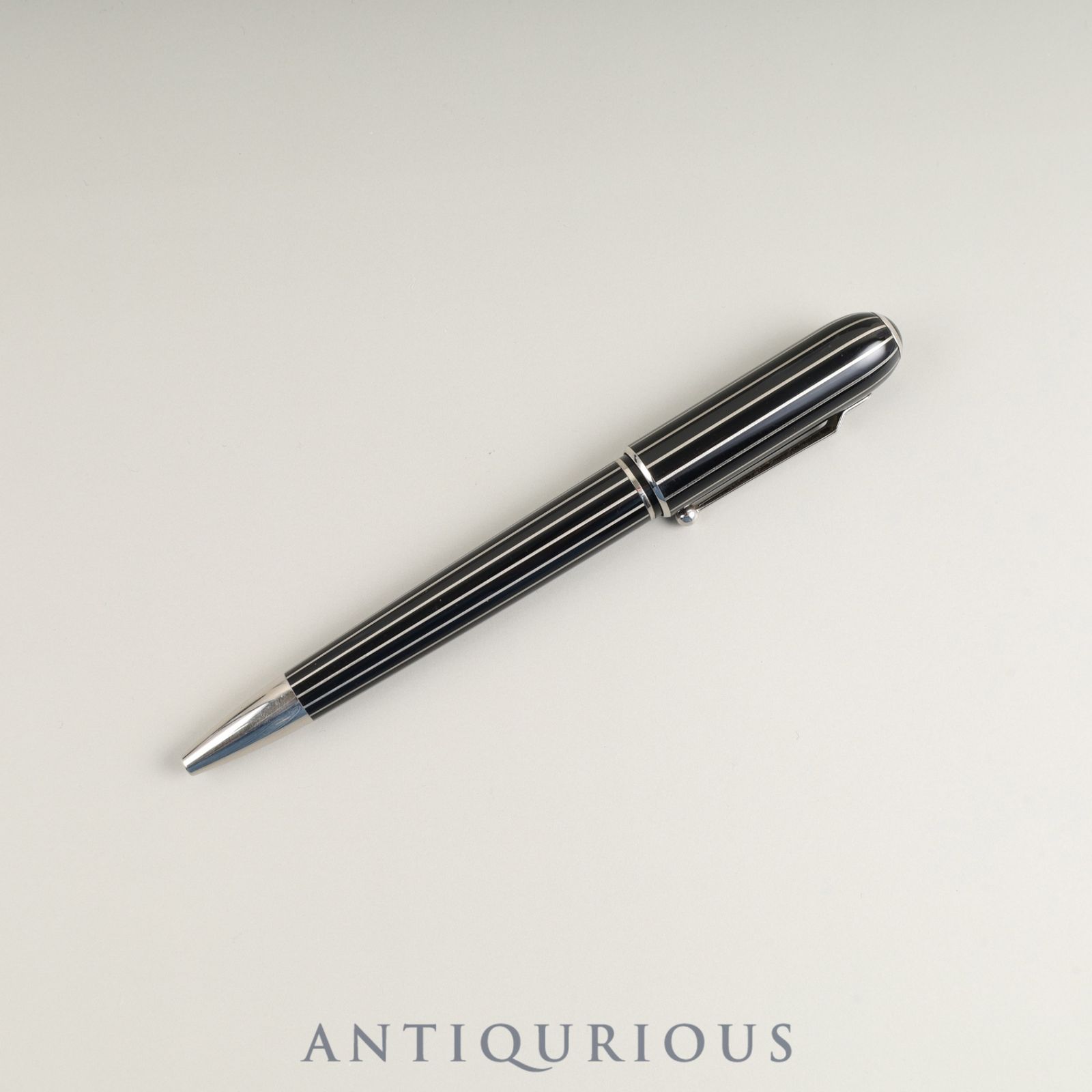 ダンヒル ボールペン サイドカー ツイスト式 GP ブラック×シルバー 箱