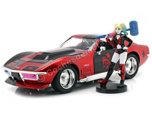 中古】JADA TOYS ミニカー 1/24サイズ DCコミックす 1969 コリベット