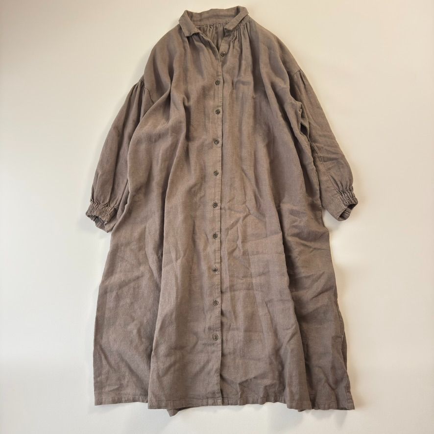 nestRobeの麻100%のワンピースです。 ネストローブ ワンピース nest