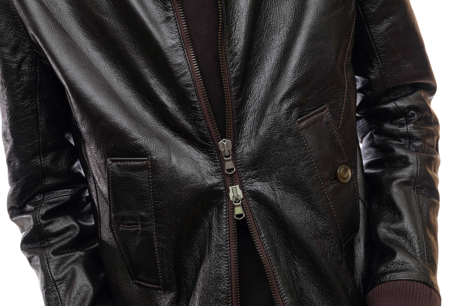 ○ハバナ＆コー HAVANA&CO.  シングルライダース T7802 細身 MA-1 ミリタリー リブ メンズ 【中古】 中古 ハバナ＆コー／HAVANA&CO. シングルライダース ジャケット JKT